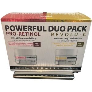 Dermiss Retinol Vitamin C Duo Face Creams NWT